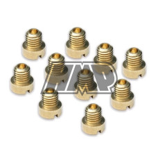 Kit 10 giglers carburador DELLORTO 6 mm 125 ao 148 - DELLORTO